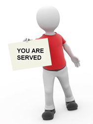You are served process server services image